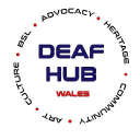 Deaf Hub Wales logo