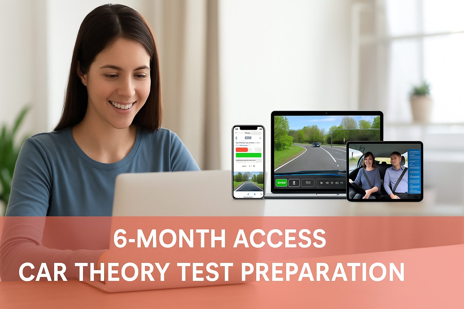 🚗 Car Theory Test Preparation – Learn Anytime, Anywhere - 6 months access