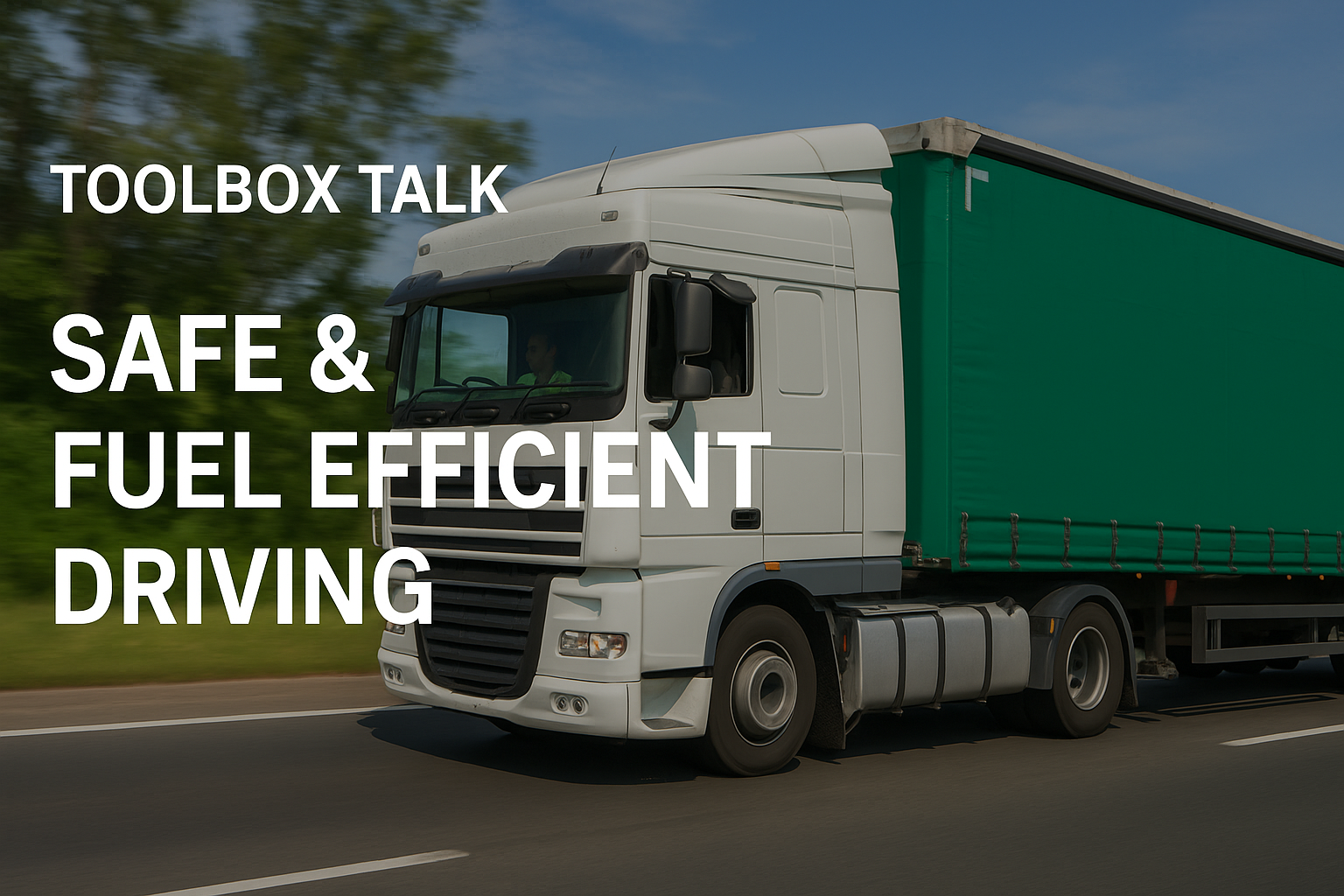 Toolbox Talk - Safe & Fuel Efficient Driving