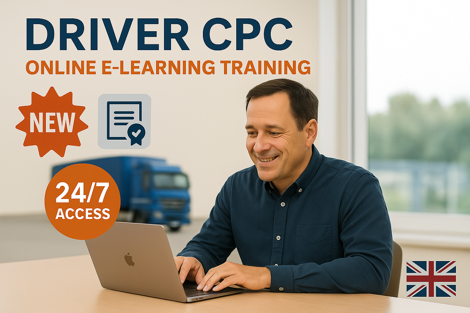 Driver CPC E-Learning Course – Professional Driver (International) 7 hours