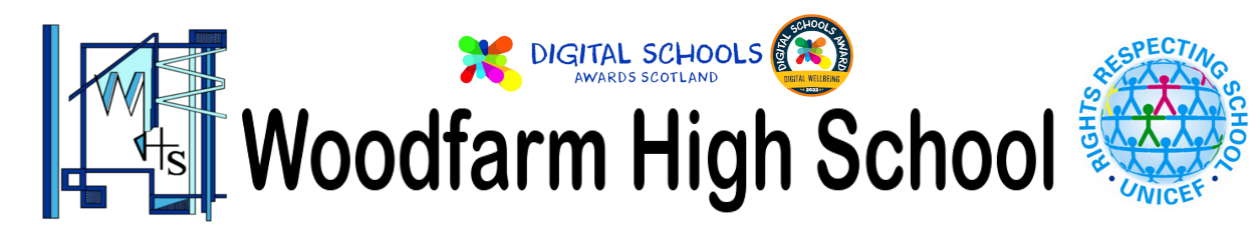 Woodfarm High School logo