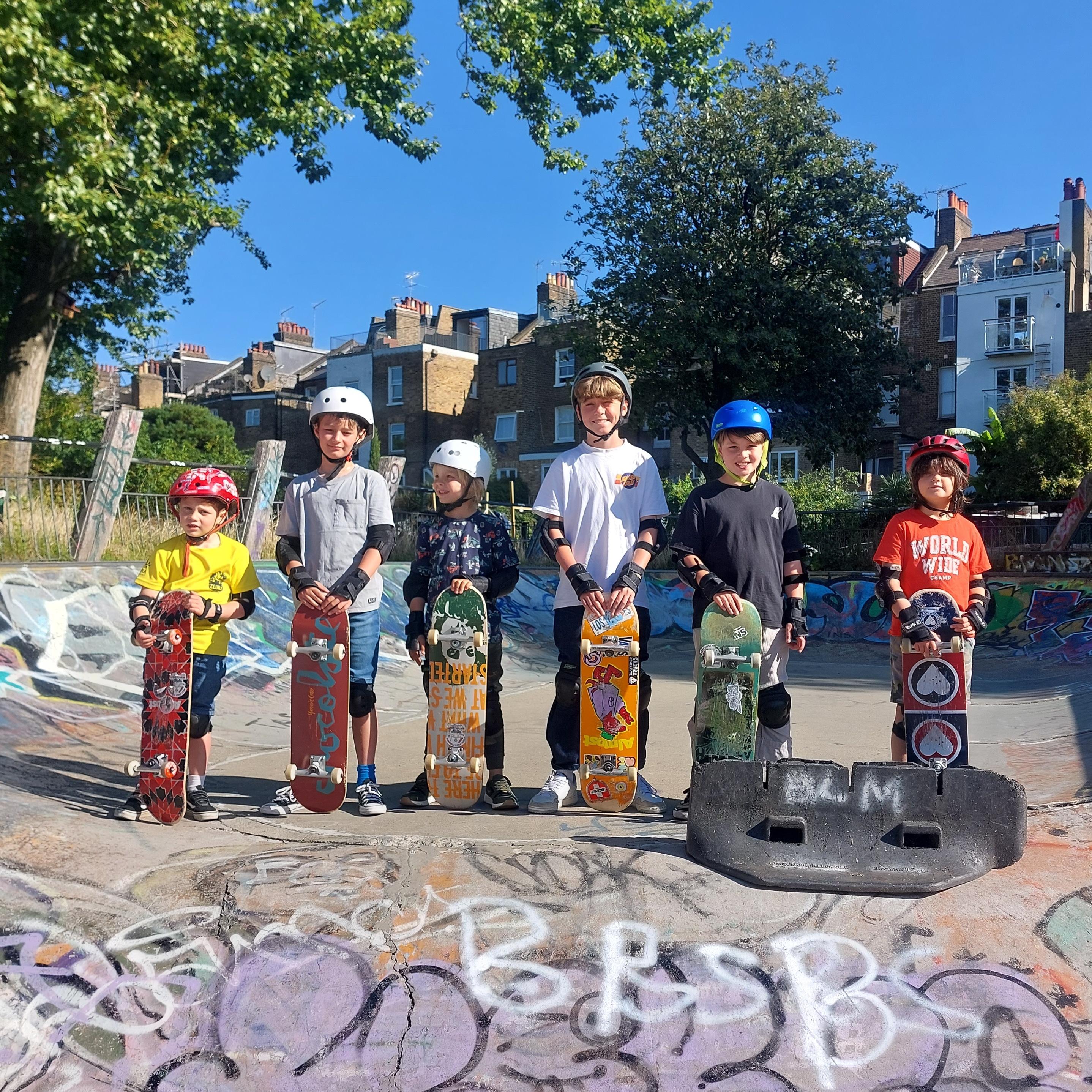 Easter Break Skateboarding Camp for kids - book now for hours of fun