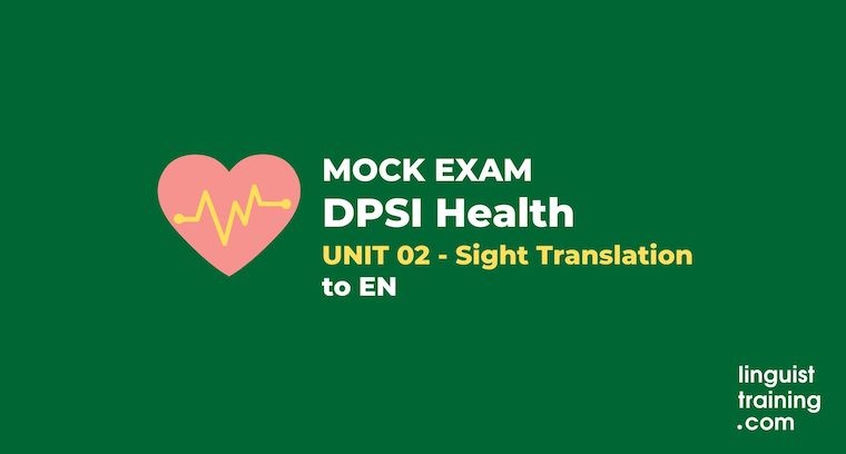 DPSI Health Mock Exam (Unit 2)