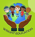 The Wright Education logo