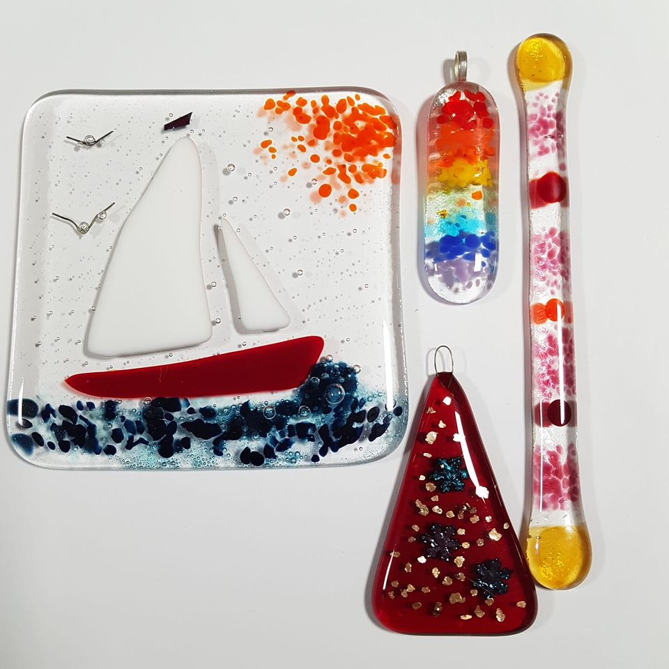 Fused glass private taster session in Worcester