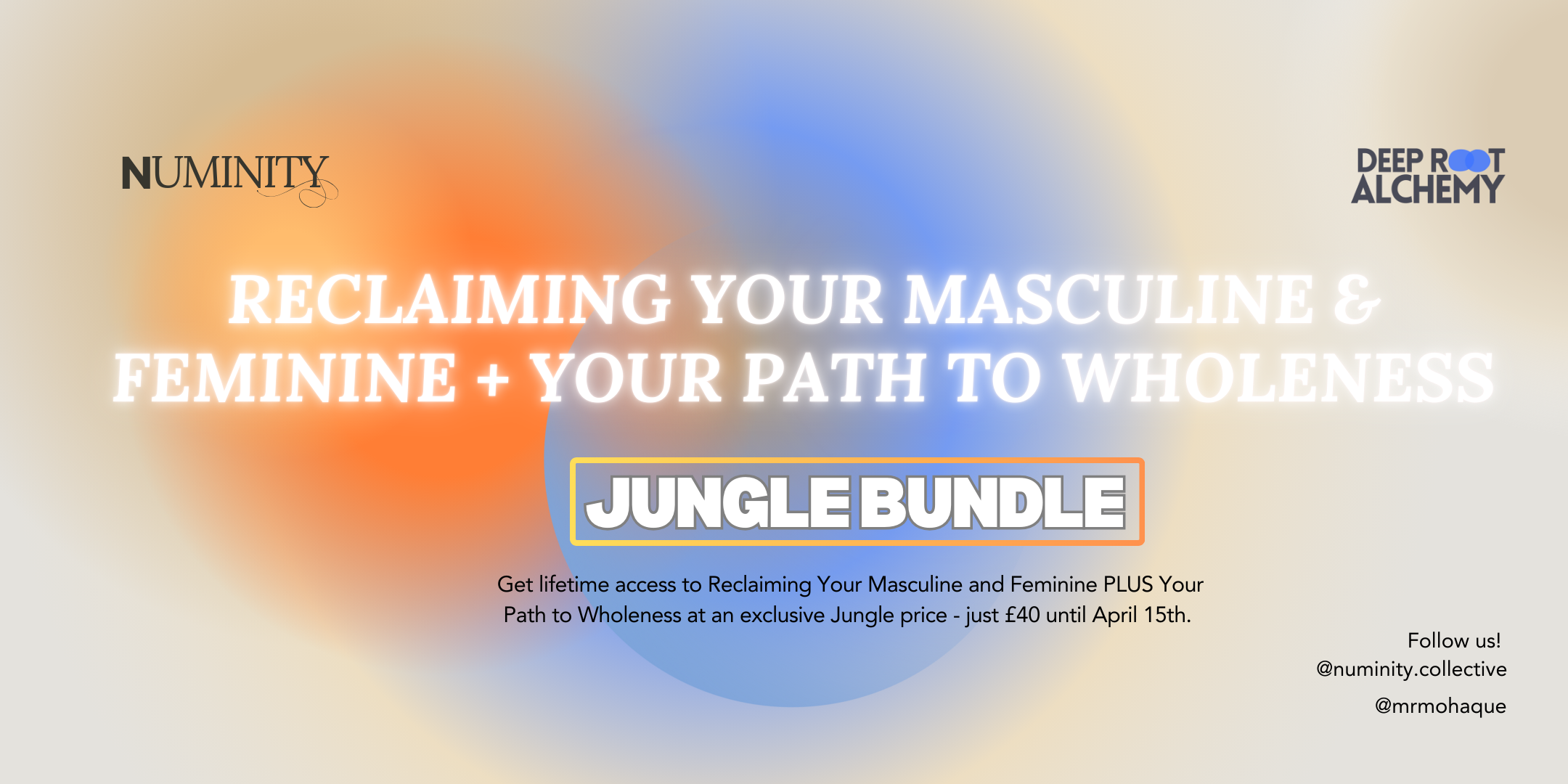 JUNGLE BUNDLE - Reclaiming Your Masculine & Feminine + Your Path to Wholeness