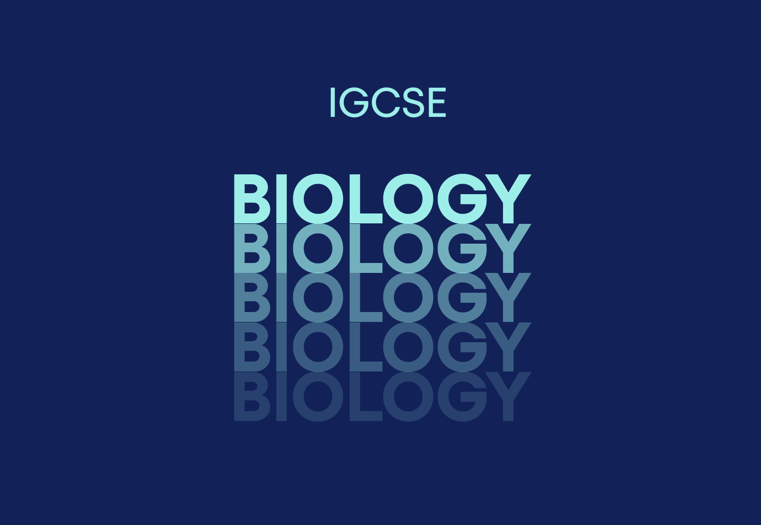 IGCSE Biology