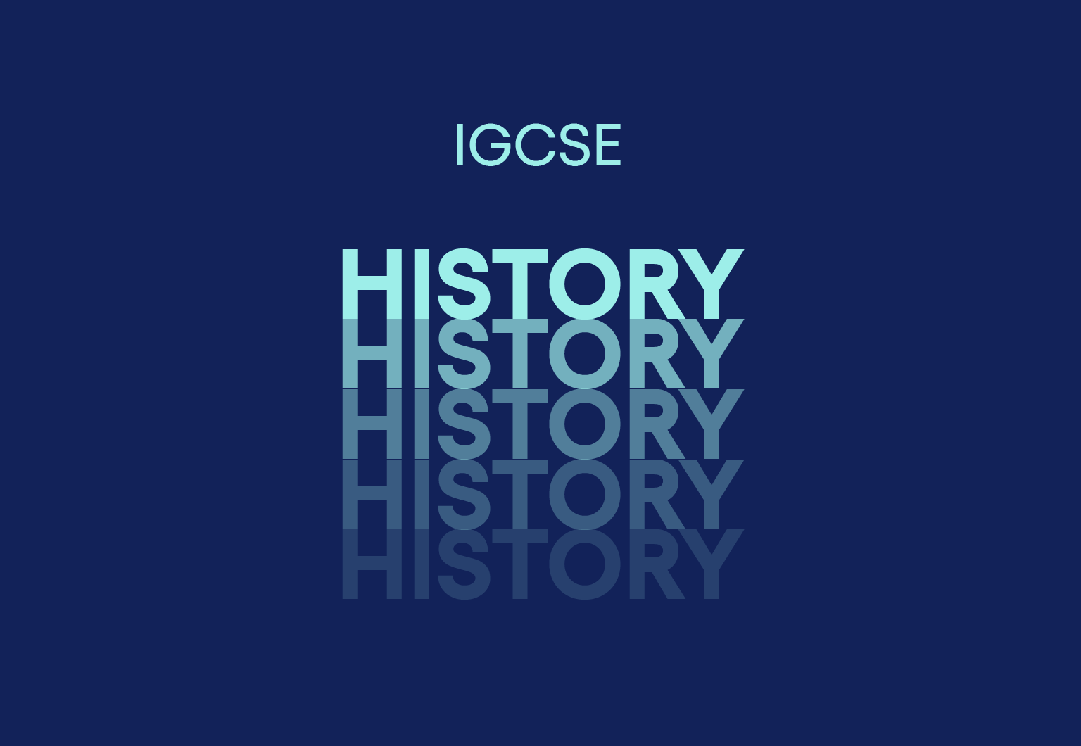 IGCSE History