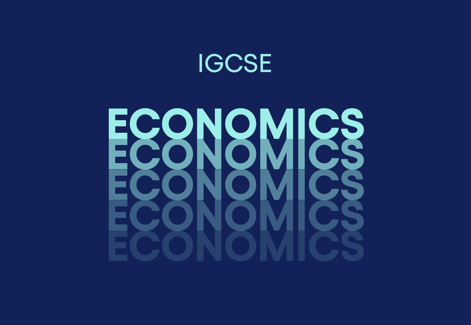 IGCSE Economics