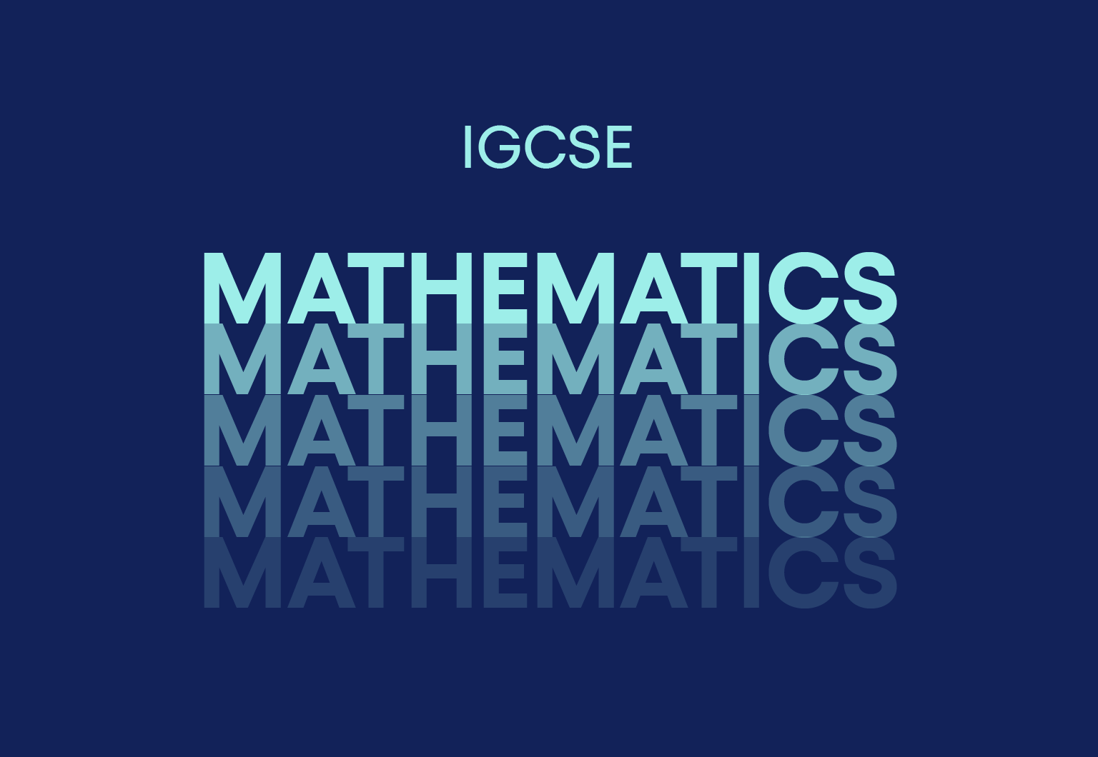 IGCSE Mathematics