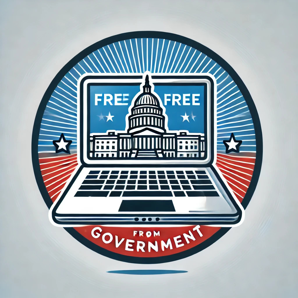 Free Laptops From Government logo