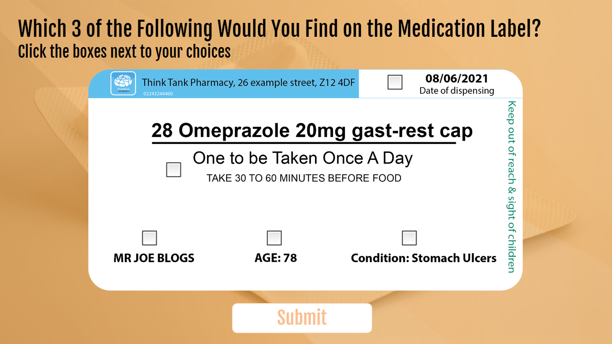 Administration of Medication for Vulnerable Adults - Adult Care - Foundation Level