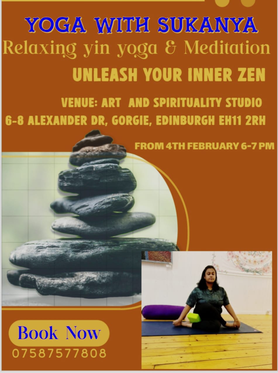  RELAXING YIN YOGA & MEDITATION WITH SUKANYA 