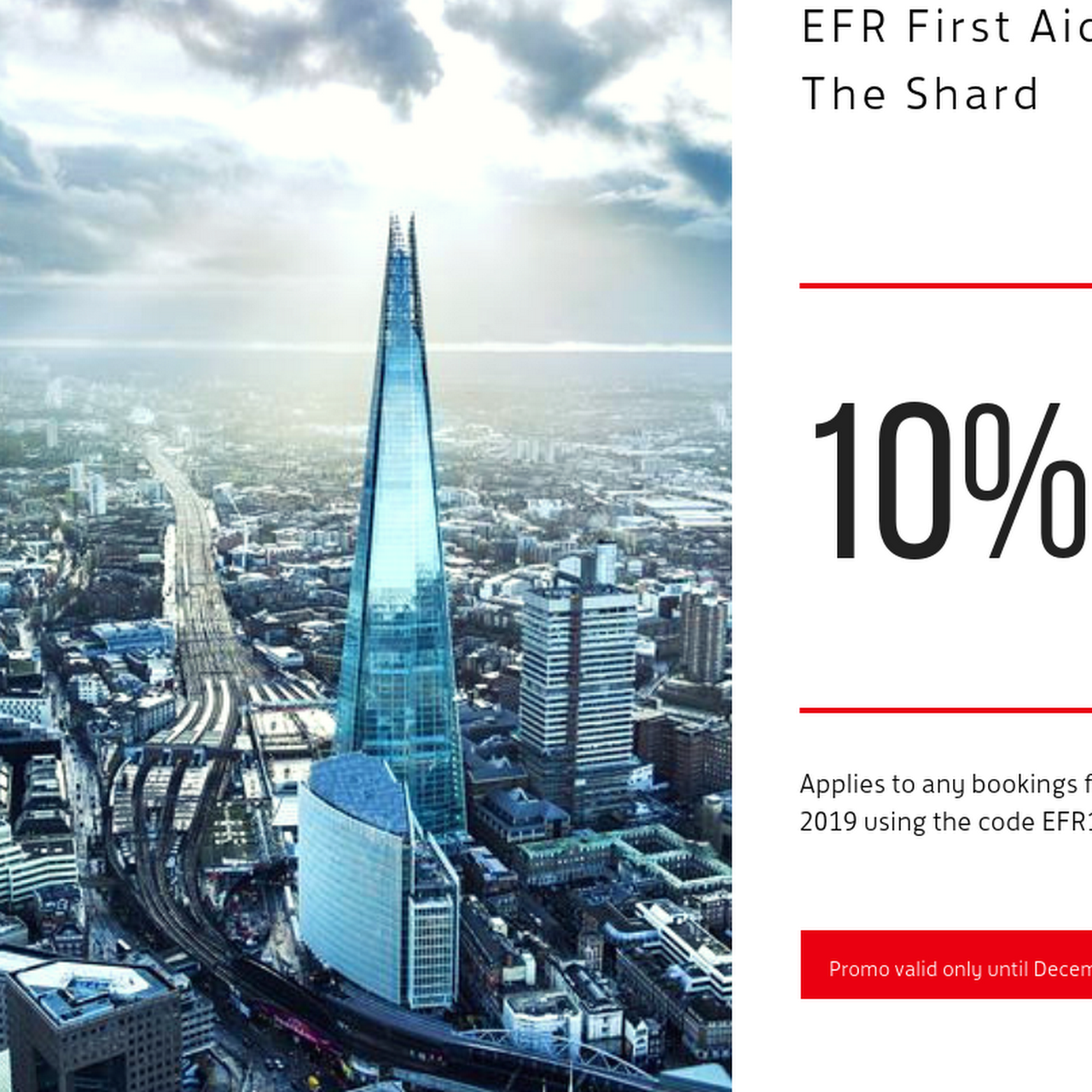 EFR First Aid Courses at The Shard logo