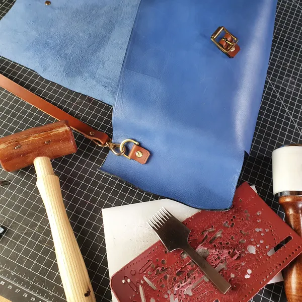 'Bag in a Day' Practical Hand Stitching Leather Course - The Satchel