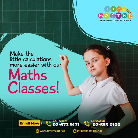 
Maths coaching course for kids in Abu Dhabi
