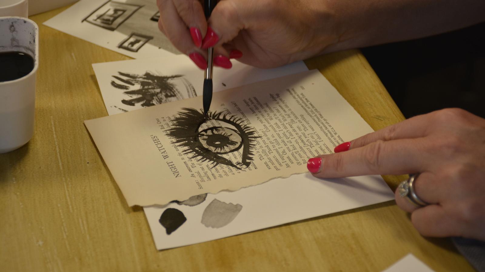 The India Ink workshop  - with Shahar from Shooshink
