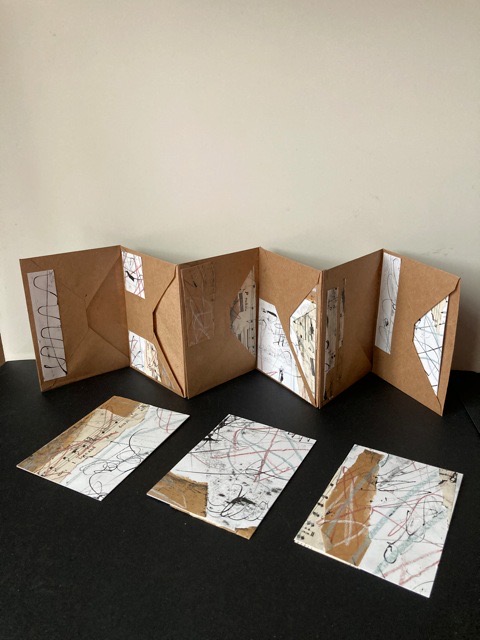 Book making course for beginners - 4 weekly sessions - With Book artist Kate, of Book Transformations. 