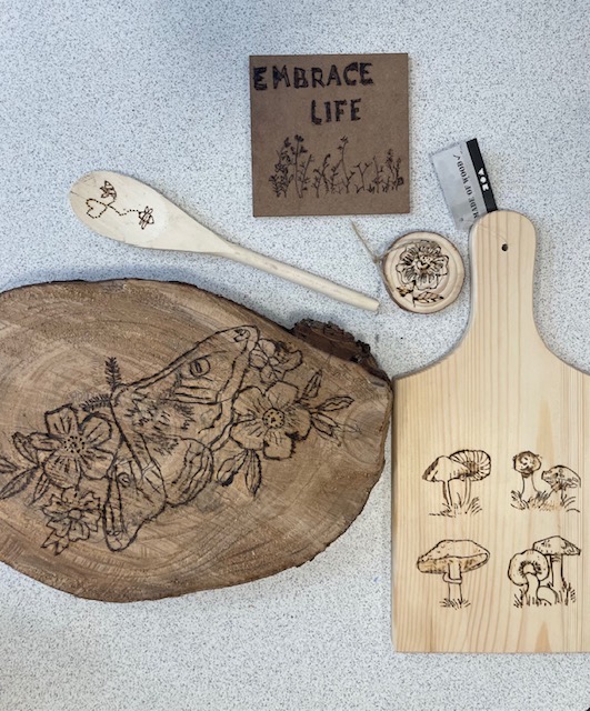 Pyrography workshop with The Art Doctor 