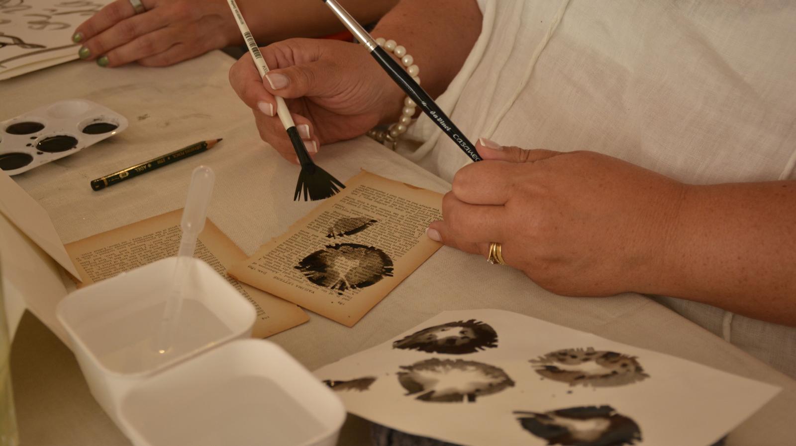 The India Ink workshop  - with Shahar from Shooshink