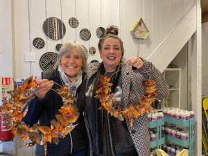 Autumnal & Halloween Metal Wreath Workshop