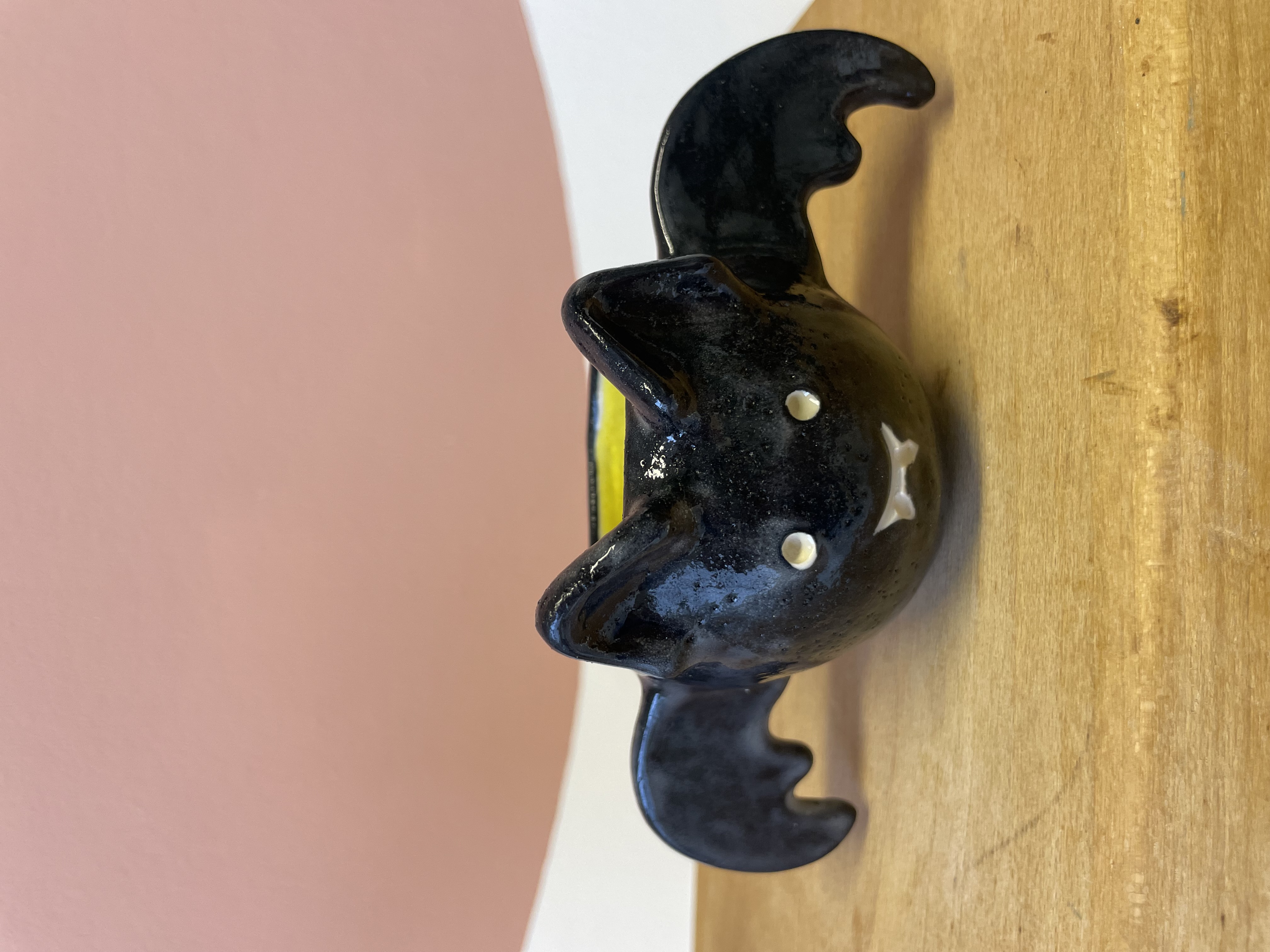 Pottery Bat Tealight Holder 