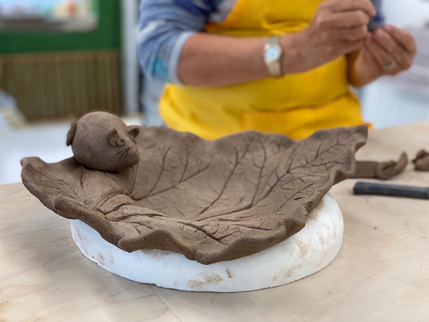 Pottery Bird Bath workshop 