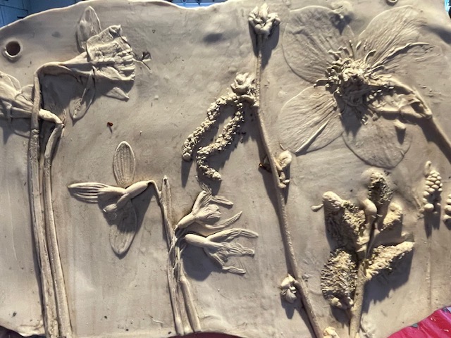 Botanical Plaster casting Art - with The Art Doctor