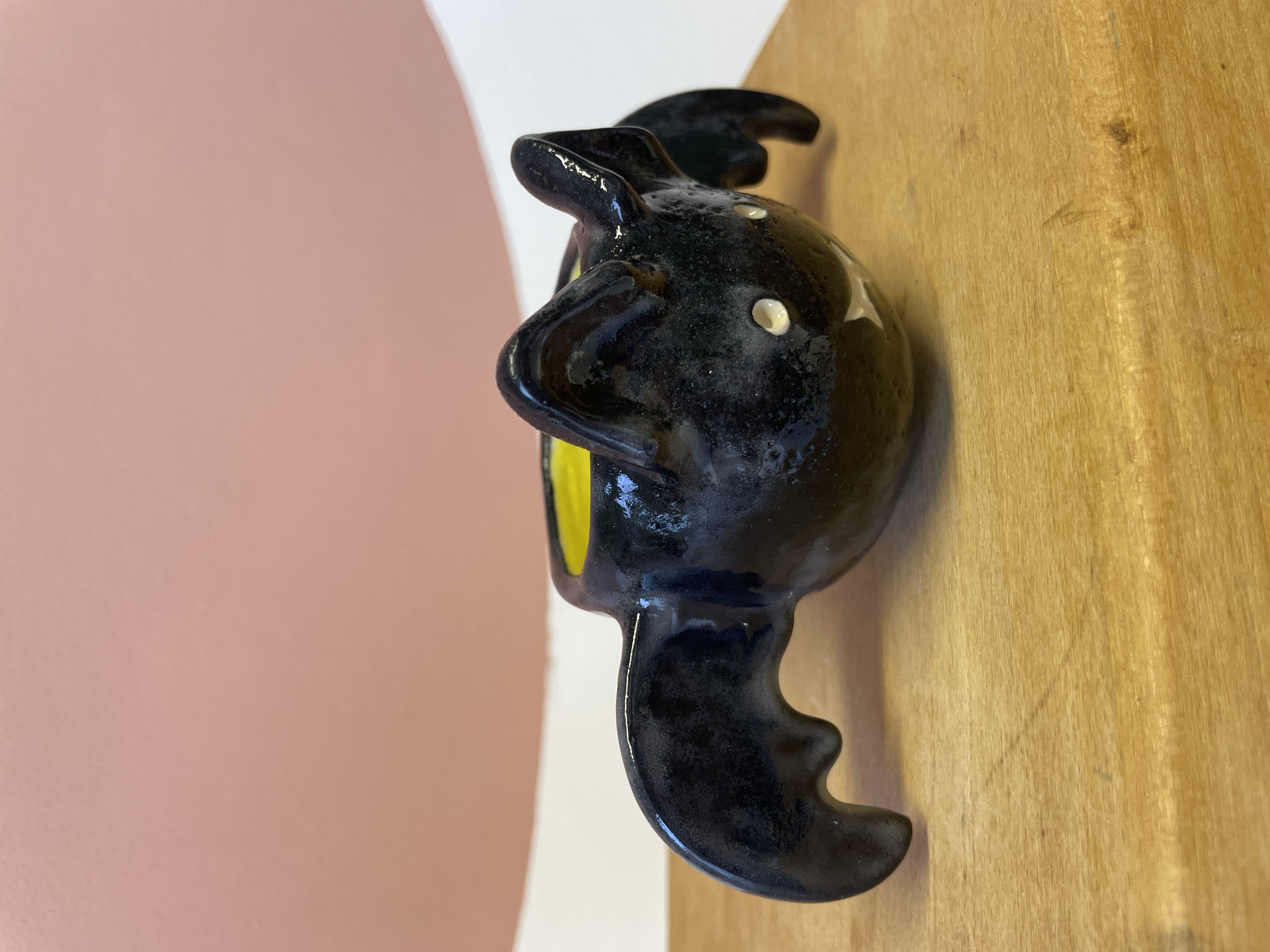 Pottery Bat Tealight Holder 