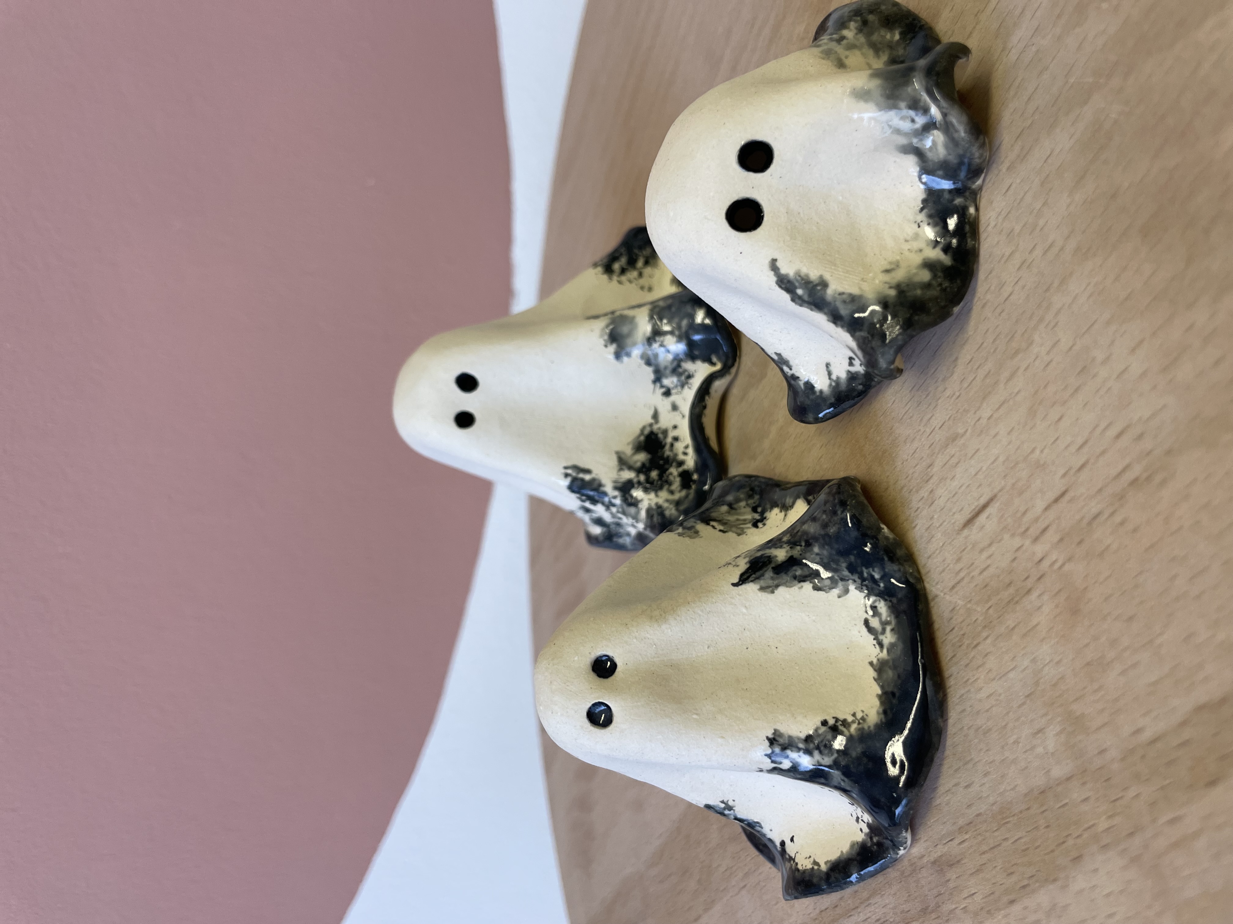 Pottery Family of Ghosts 