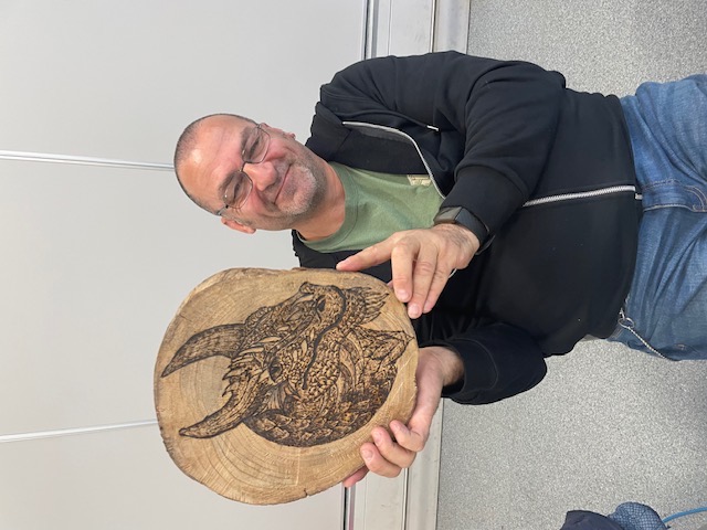 Pyrography workshop with The Art Doctor 