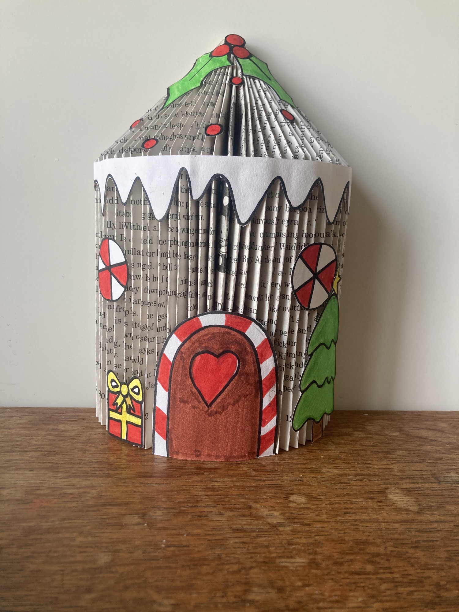 Children and adults Gingerbread House Book Folding Workshop 