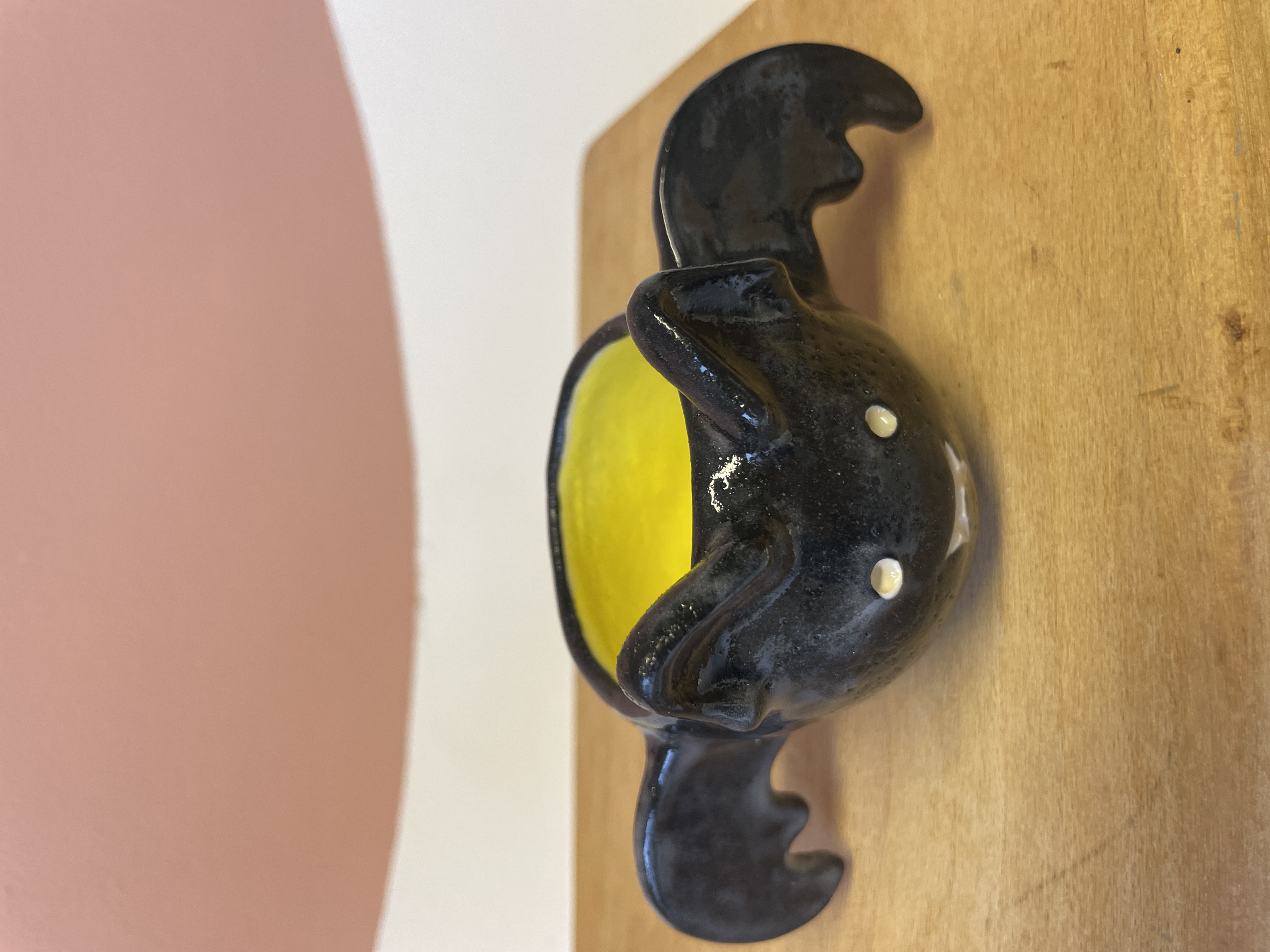 Pottery Bat Tealight Holder 