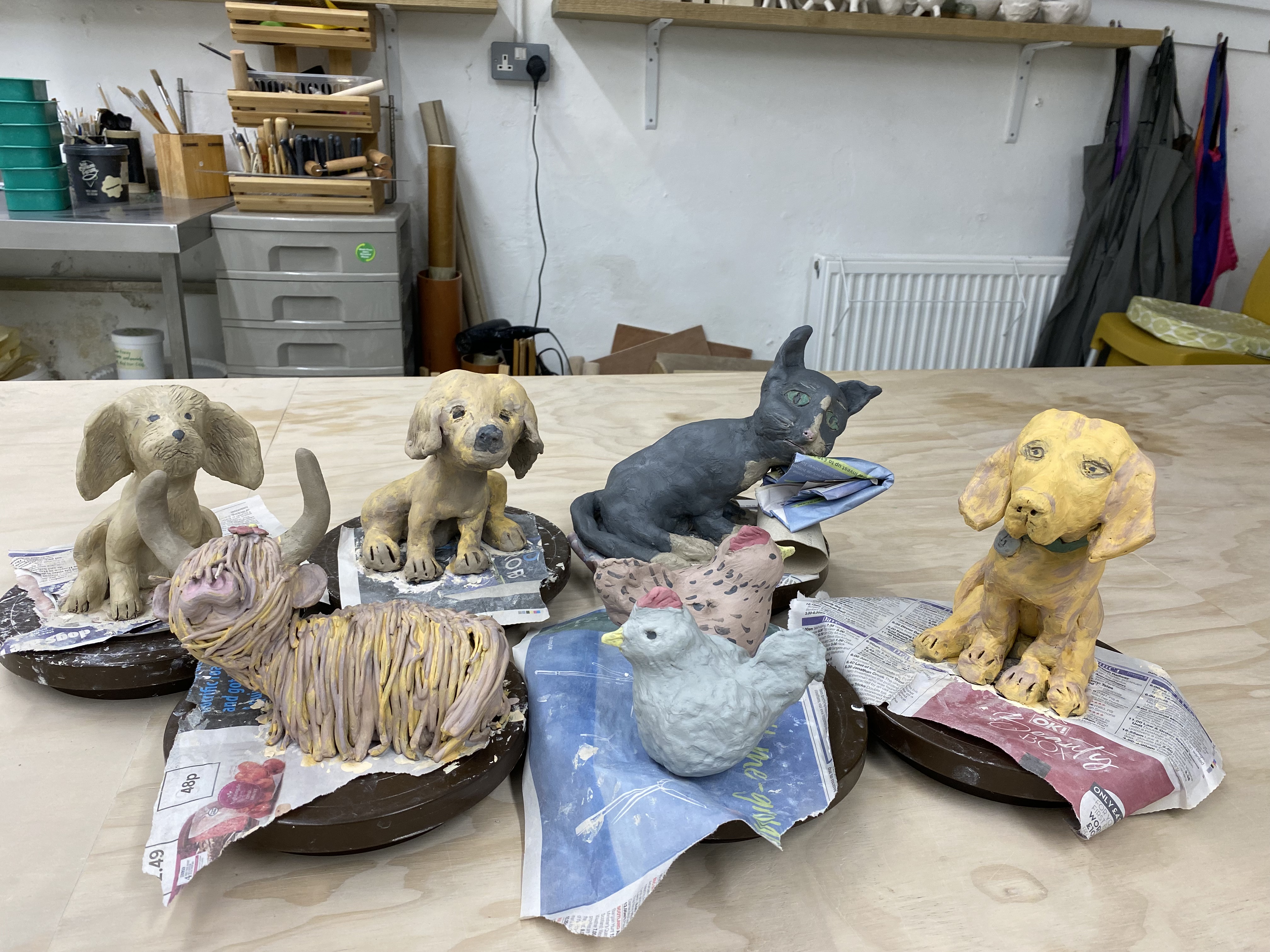 Pottery Pet/ Animal Caricature workshop 