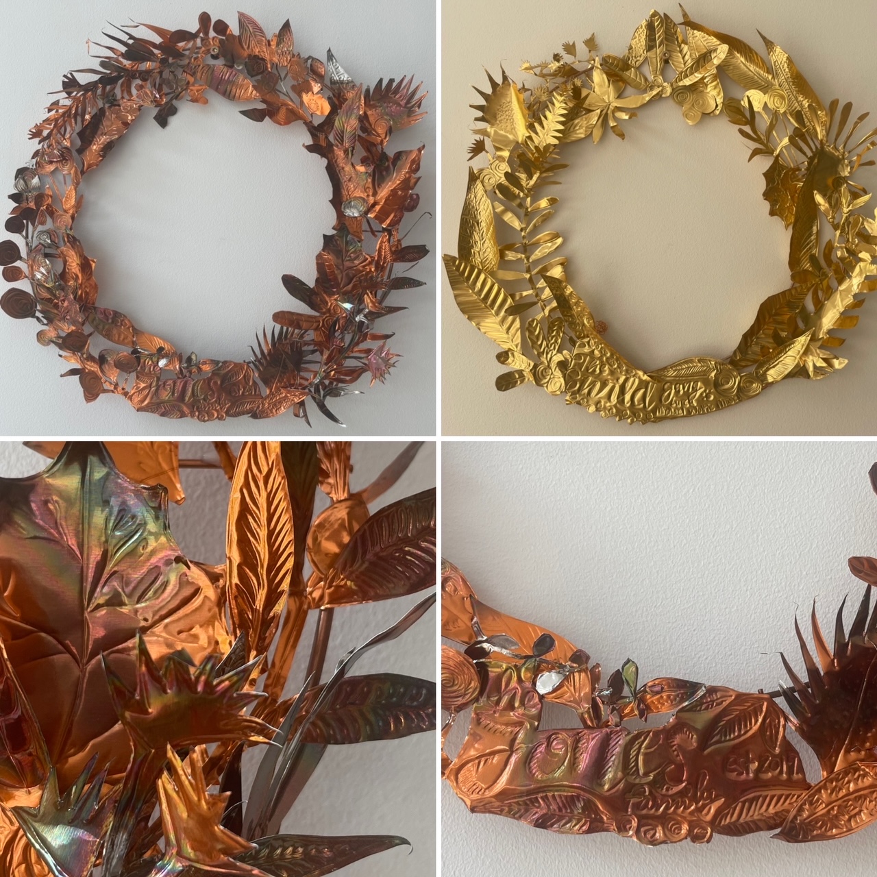 Autumnal & Halloween Metal Wreath Workshop