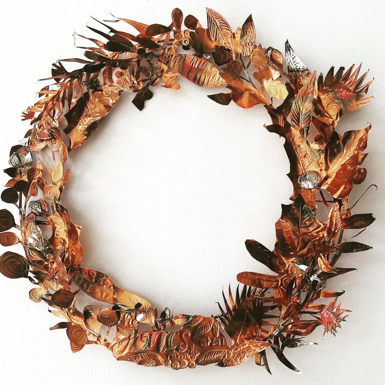 Autumnal & Halloween Metal Wreath Workshop