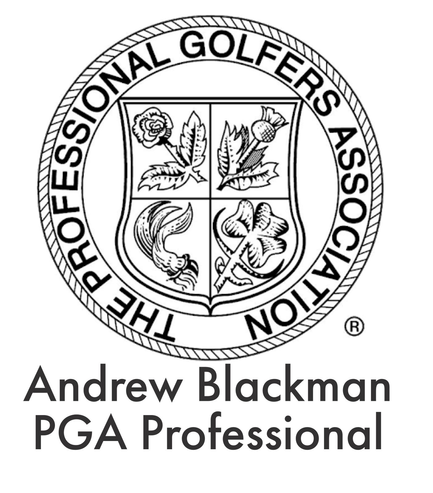 Andrew Blackman Golf, PGA Qualified Golf Professional At Pyrford Lakes, Pyrford, Woking, Surrey logo