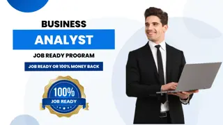 Business Analyst Job Ready Program with Money Back Guarantee