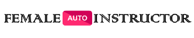 Automatic Female Driving Instructor logo