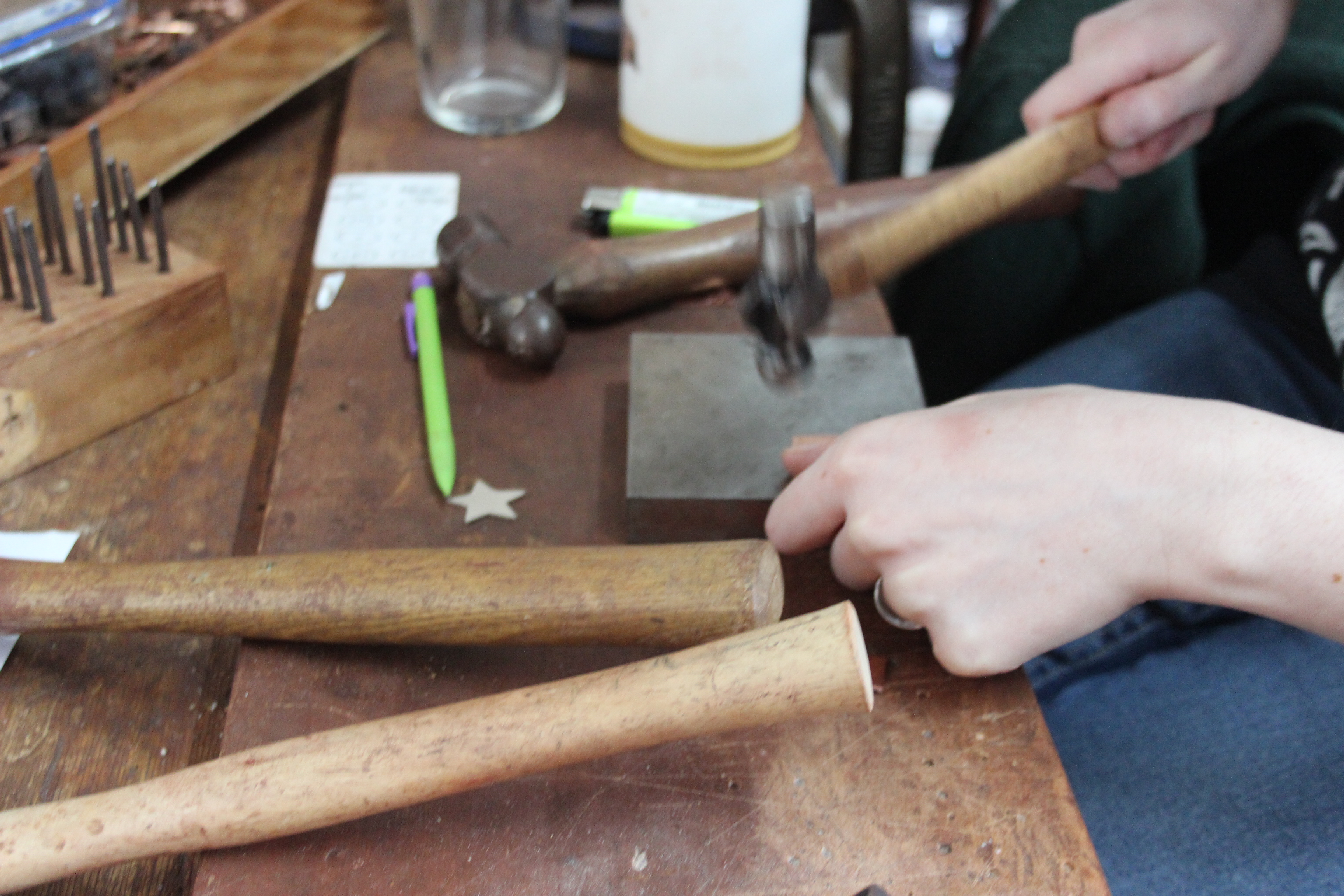 Silver Earring Making