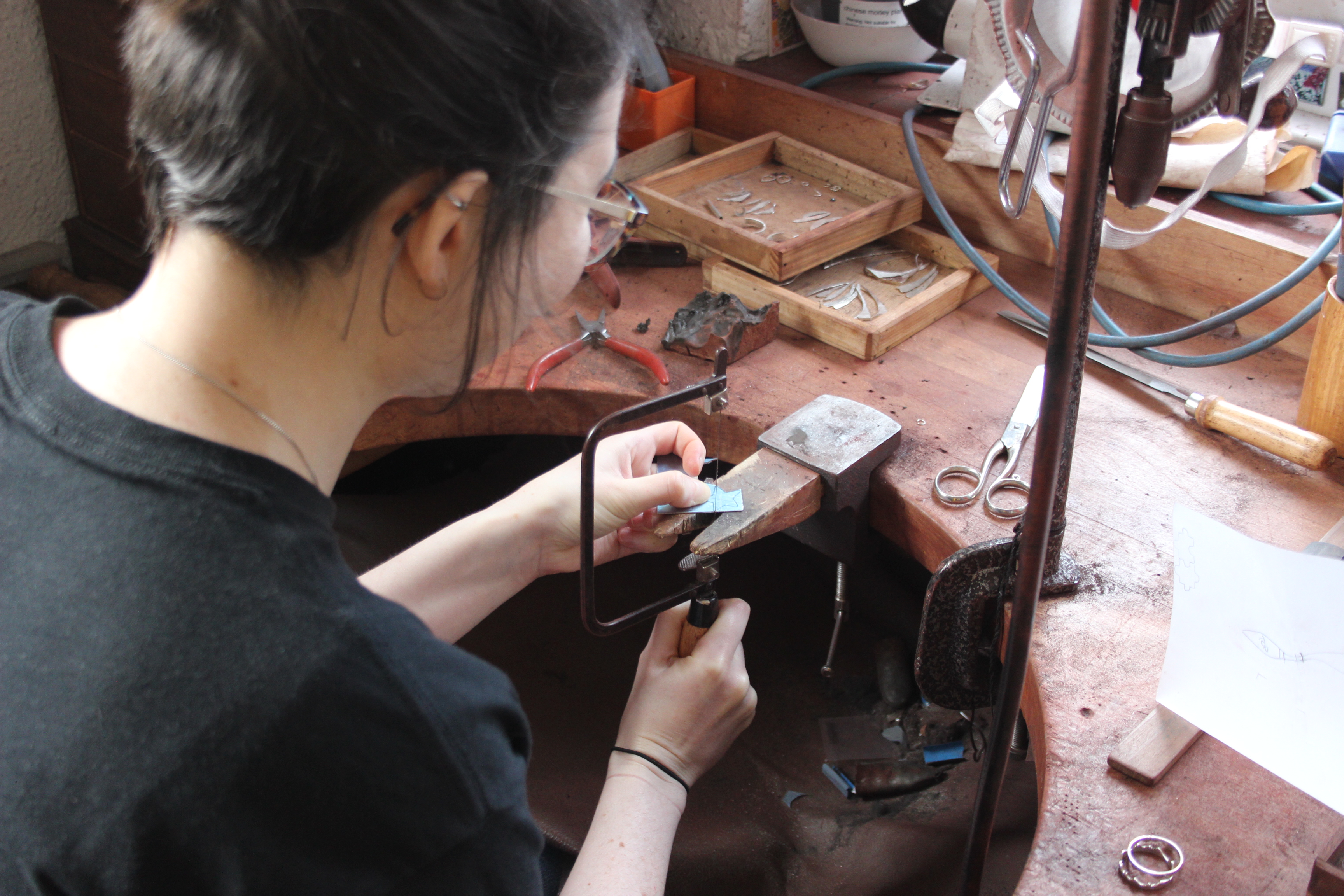 Silver Earring Making