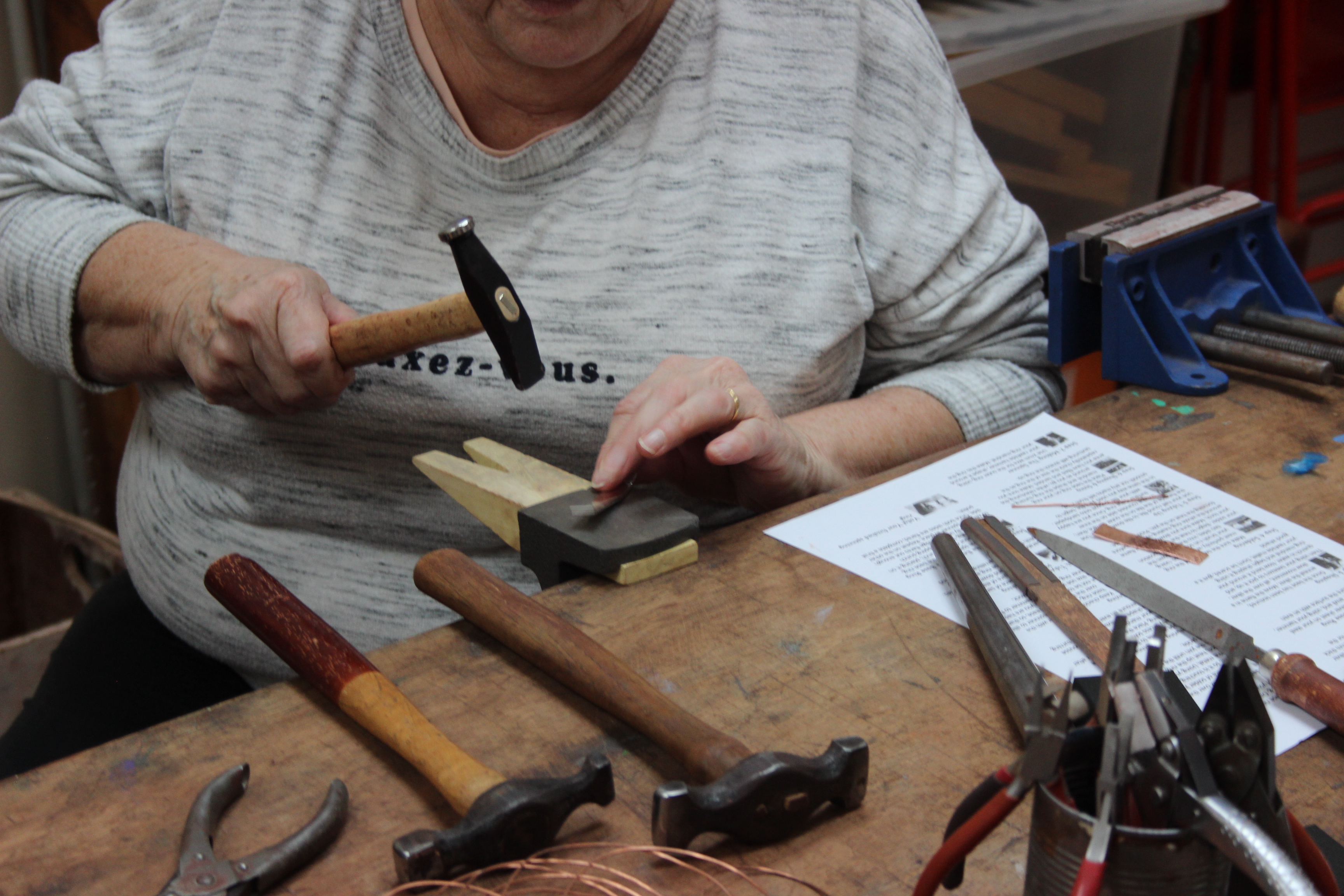 Silver Russian Ring Making