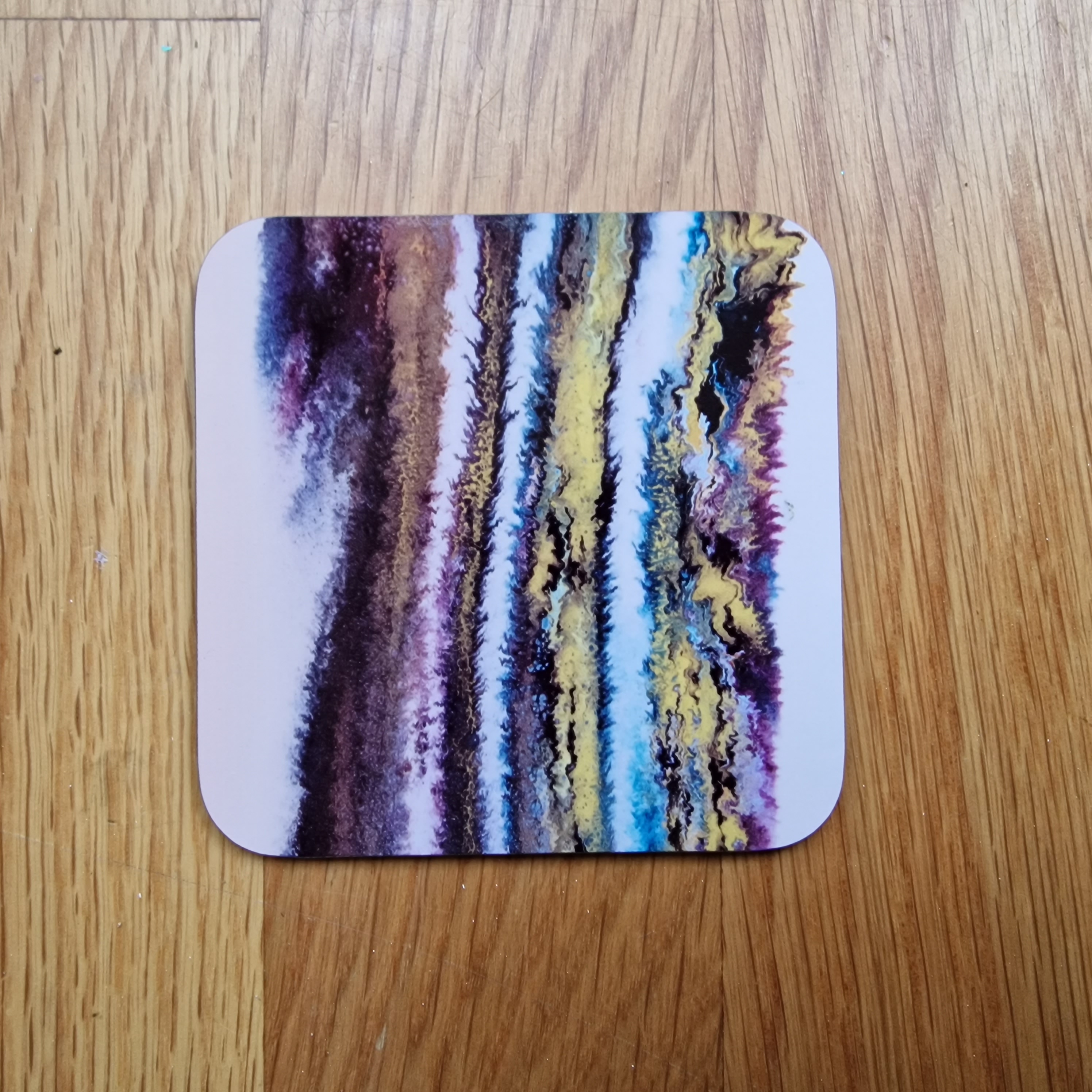 Coasters!  Fluid Art Workshop