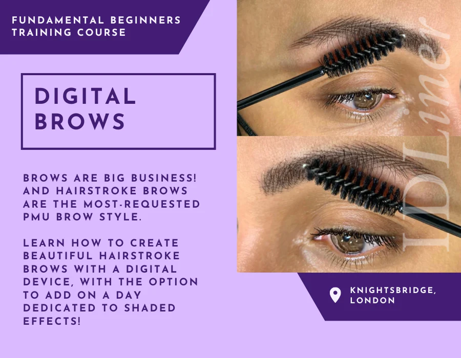 Digital Brows Training | Fundamental Beginners PMU Training - 
1-2-1 Private Training