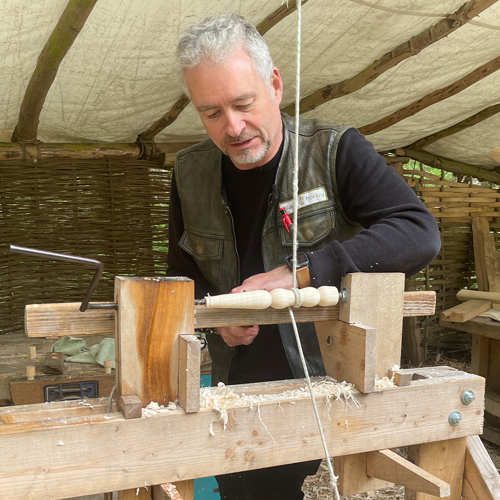 Beginners Pole Lathe Turning for 2 people