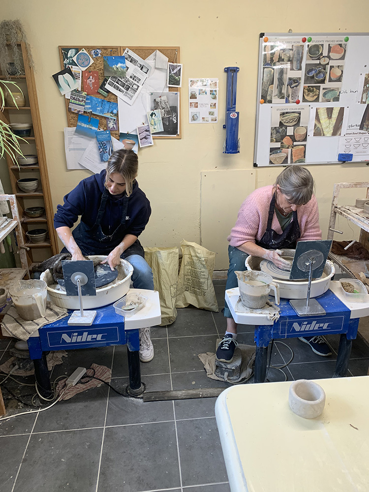 "2 Crafts in 1 Day!" pairs - woodturning & pottery experience for 2 people