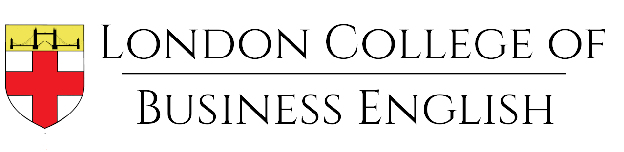 London College of Business English logo