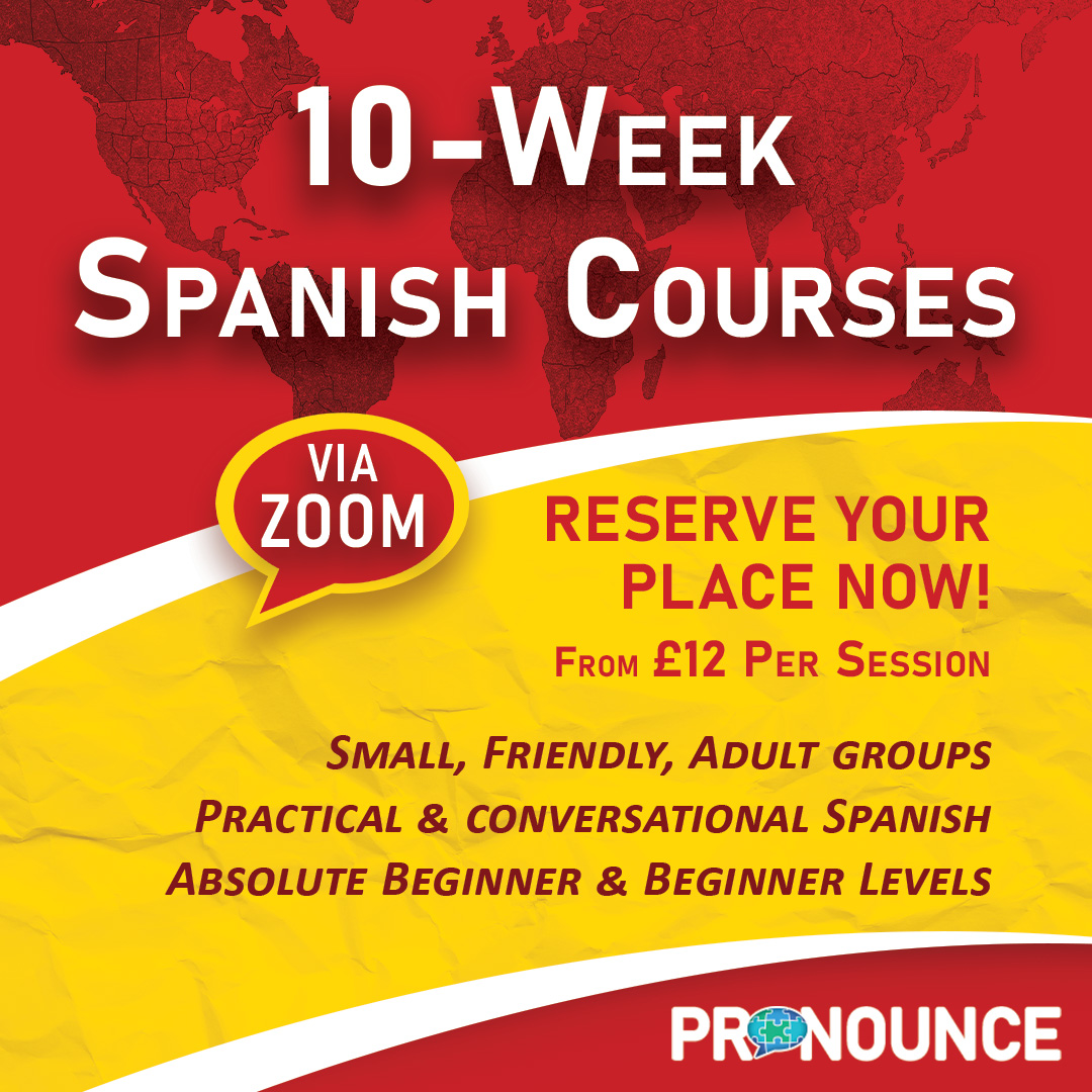 Jan 2025 start: 10-week Spanish course for Absolute Beginners (Level 1)