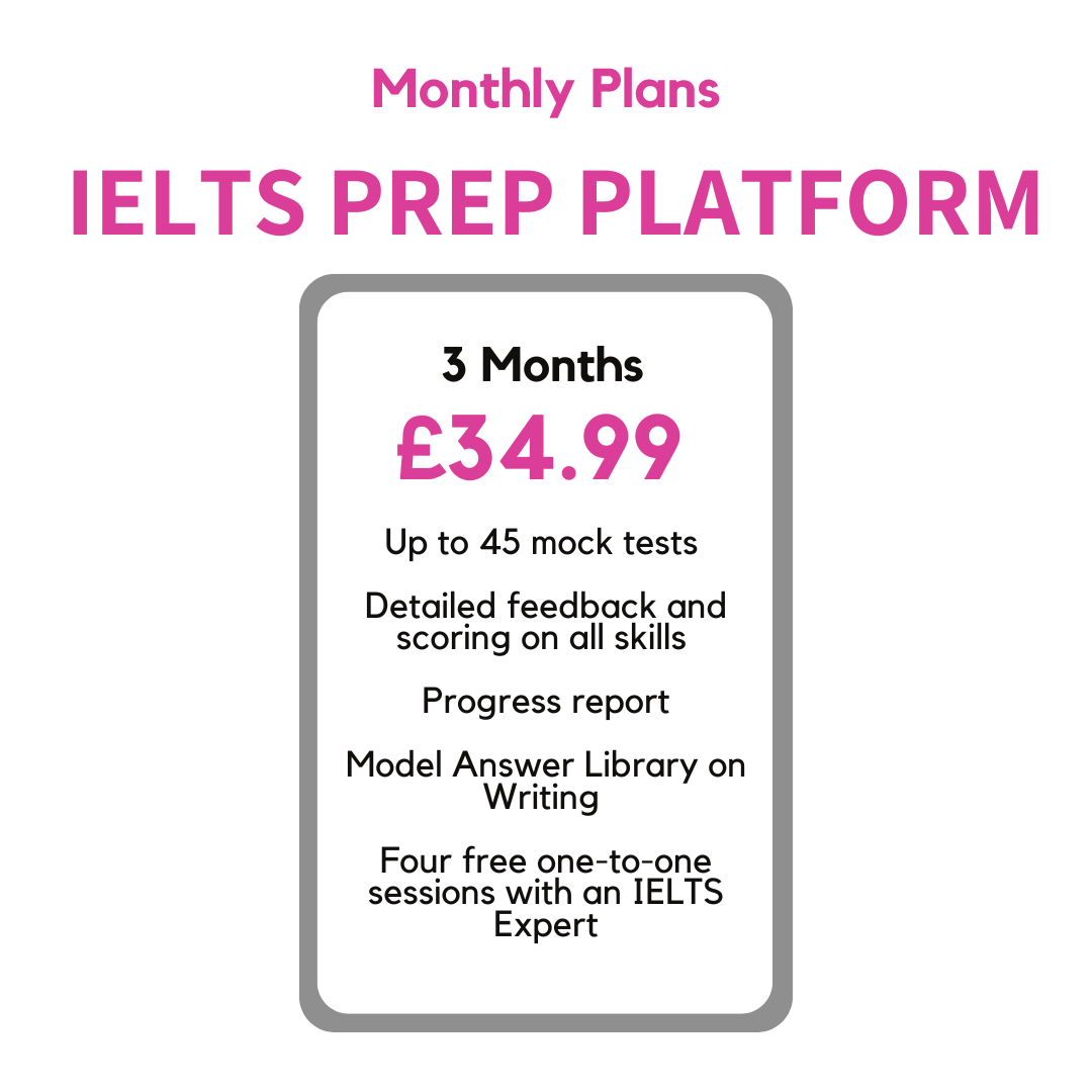 IELTS Prep Platform - 3 Months Plan