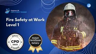 Fire Safety at Work Level 1